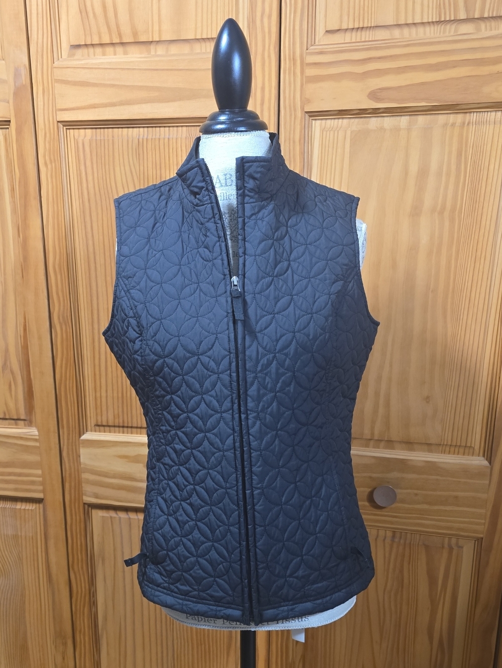 Women's Quilted Vest - Black